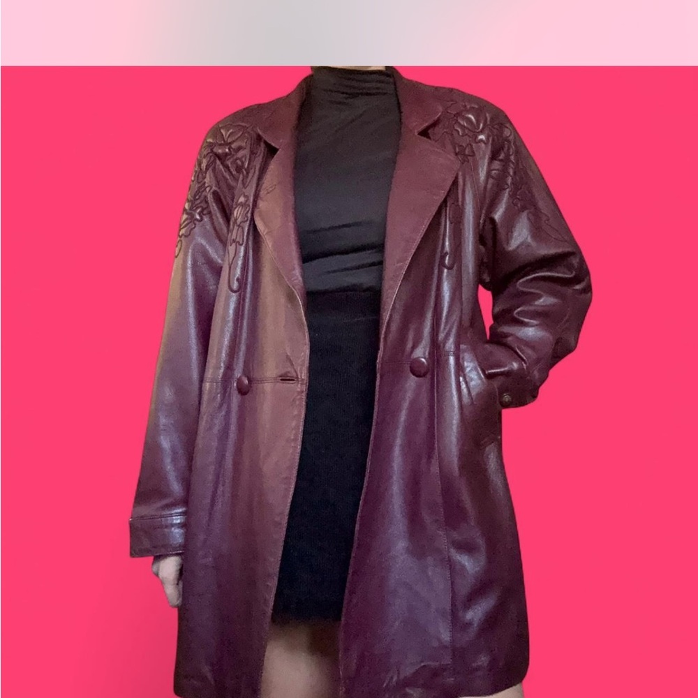 Vintage Giorgia Collection Leather Coat